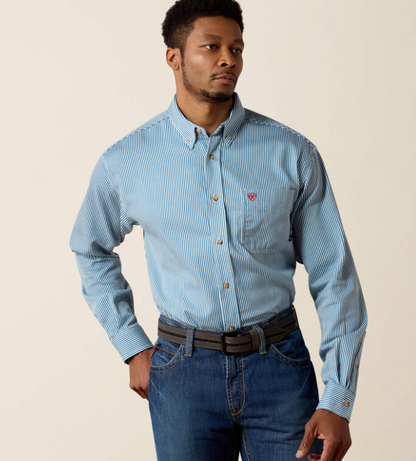 MEN'S ARIAT  10012250-X FR Basic Work Shirt BIG AND TALL SIZES