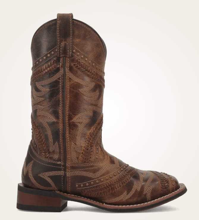 CHARLI LEATHER WOMENS LAREDO BOOT 5893