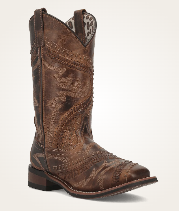 CHARLI LEATHER WOMENS LAREDO BOOT 5893