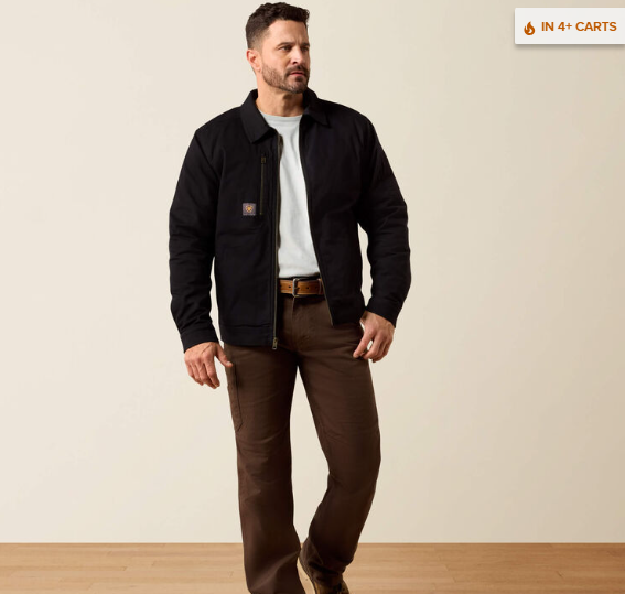 Rebar Made Tough Flannel Lined Shop Jacket 10079840