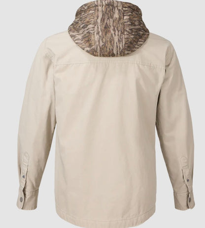 MEN'S DRAKE Campfire Canvas Shirt Jac Hoodie DS1080-KHK