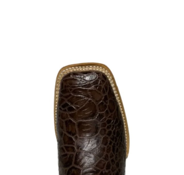 COWTOWN MEN’S SEA TURTLE PRINT LEATHER WESTERN BOOT - Q6044