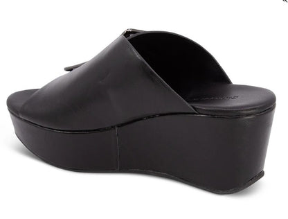 Women's Chocolat Blu Yasha Dress Sandals in Black Leather