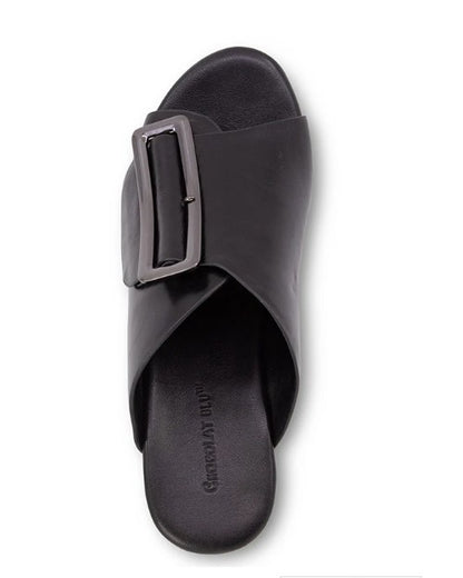 Women's Chocolat Blu Yasha Dress Sandals in Black Leather