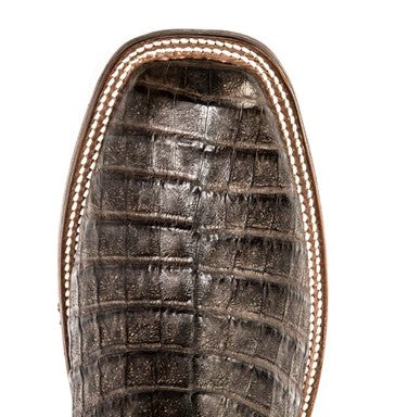 Men's Rios of Merceds Chocolate Caiman Belly with 13" Toast Remuda Tops - R9018