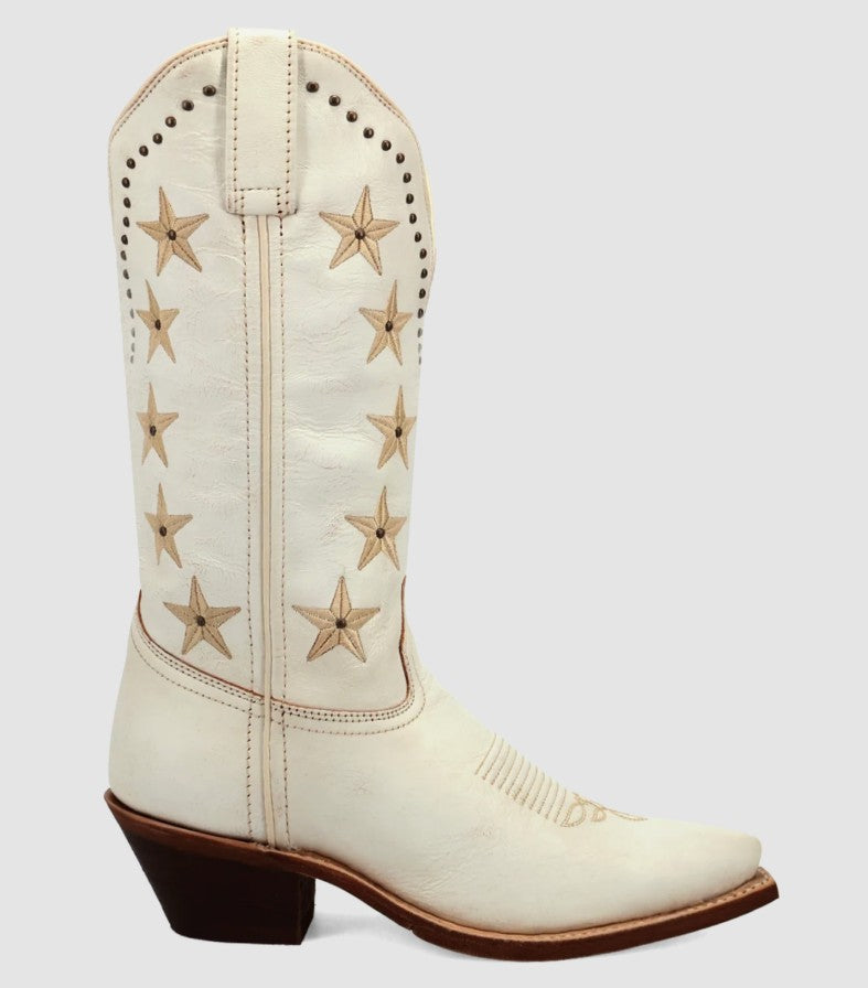 Laredo Ladies Serenade White Leather Western Boot 20091