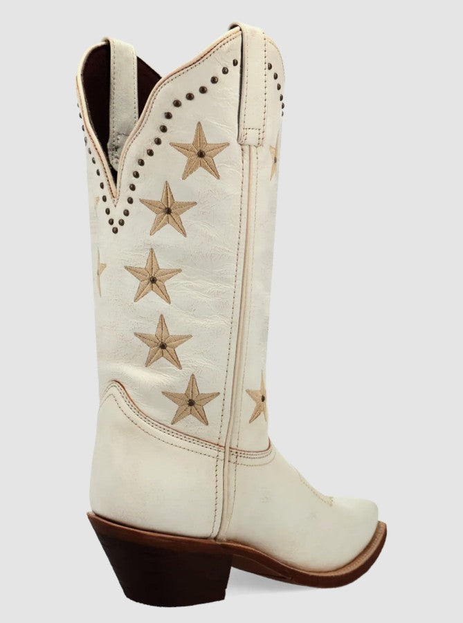 Laredo Ladies Serenade White Leather Western Boot 20091