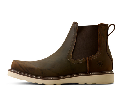 Ariat Men's Rambler Recon Baked Brown Square Toe Chelsea Boot 10080439