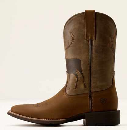 Men's Ariat Sport Trail Cam Wide Square Toe Cowboy Boot 10080341