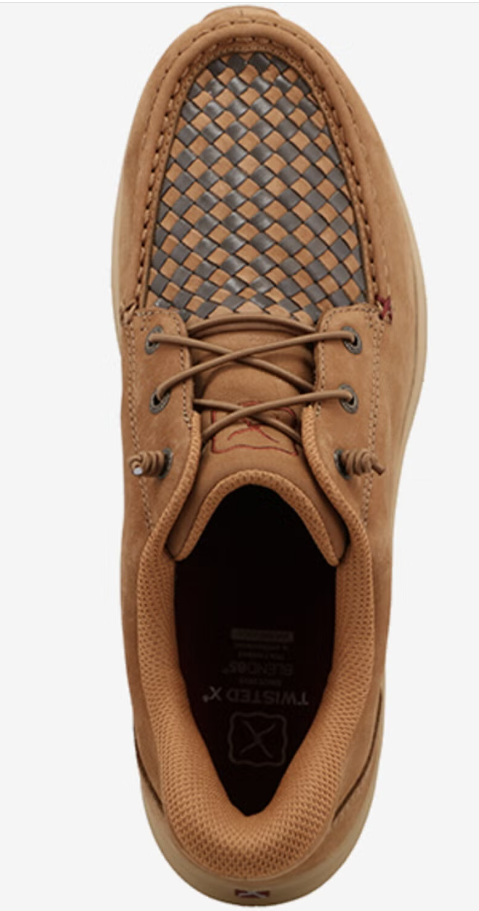 Twisted X Men's Feather X™ Forged Iron EZ On Casual Shoes - Moc Toe MCAU028