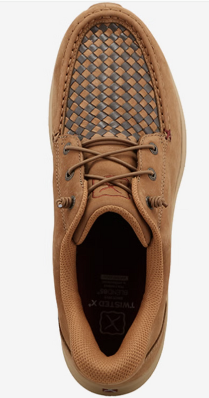 Twisted X Men's Feather X™ Forged Iron EZ On Casual Shoes - Moc Toe MCAU028
