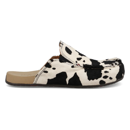 Ladies Twisted X Mule Cowhide Slip On Brown & White WFFM001  and Black & White WFFM002