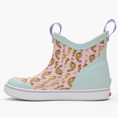 XTRATUF  Big Kids Ankle Deck Boot Guy Harvey/ Seahorse XKABGH4Y