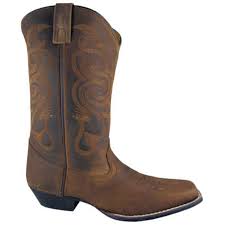 Smoky Mountain Boots - Women's Distressed Brown Square Toe Western Boot 6274