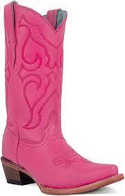 Corral Teens Fuschia Embroidered Boot T0148