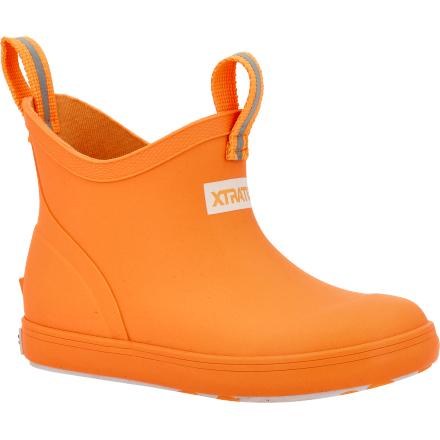 XTRATUF LITTLE KIDS/BIG KIDS NEON ORANGE ANKLE BOOTS XKAB700C/XKAB700Y