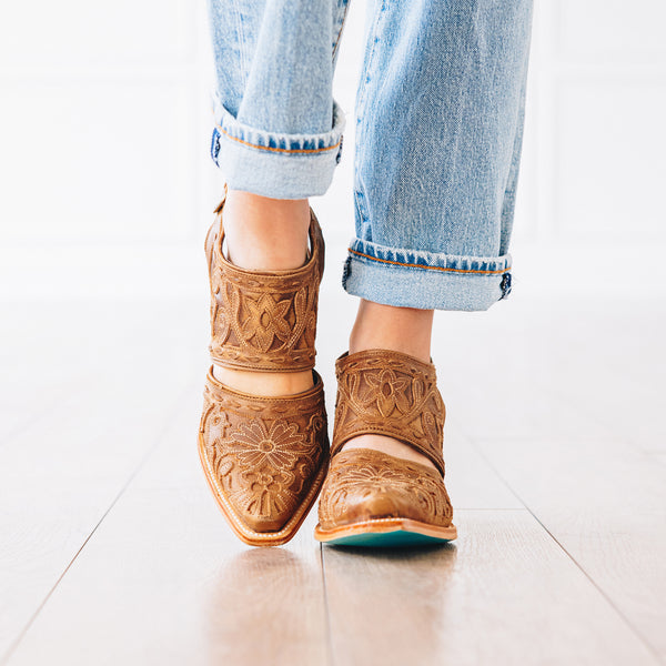 Lane Boots Robin Slingback Mule - Desert Clay LB0458K