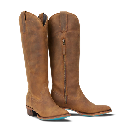 Ladies Lane Plain Jane Boot - Burnt Caramel LB0546A