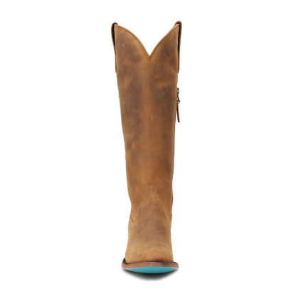 Ladies Lane Plain Jane Boot - Burnt Caramel LB0546A