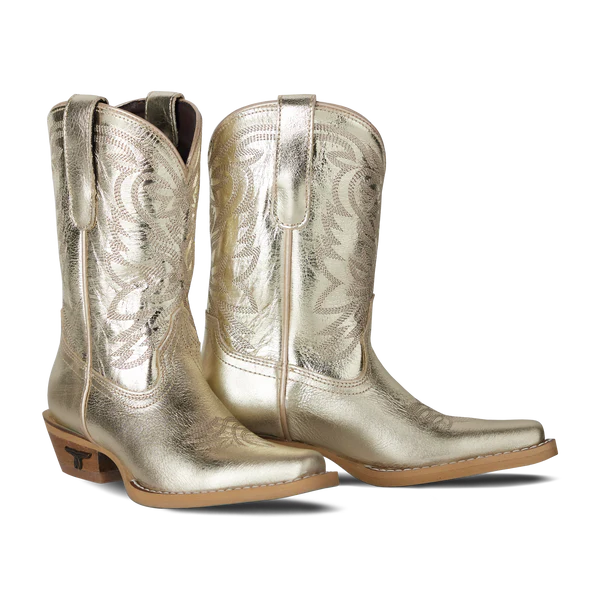 Lil' Lane Girls Smokeshow Boot - Champagne Metallic LK2563V