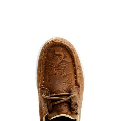 Twisted X Ladies Lion Tan Lace Up Shoes WCA0099