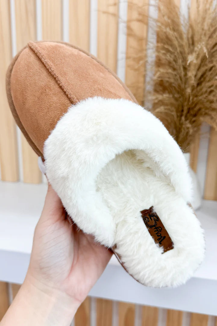 Ladies Very G DELANEY 2 TAN  Slippers