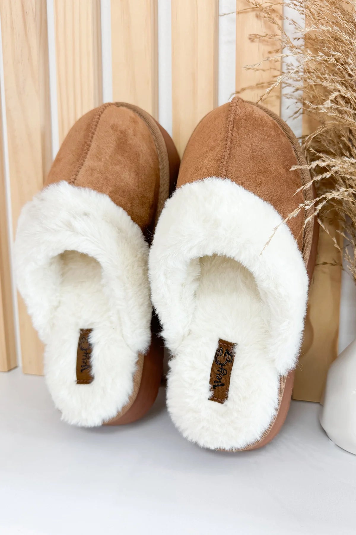 Ladies Very G DELANEY 2 TAN  Slippers