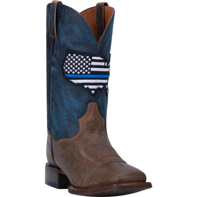 Men’s Dan Post Thin Blue Line Leather Boots Handcrafted DP4515