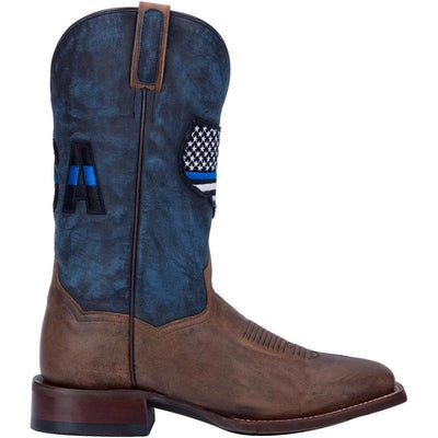 Men’s Dan Post Thin Blue Line Leather Boots Handcrafted DP4515