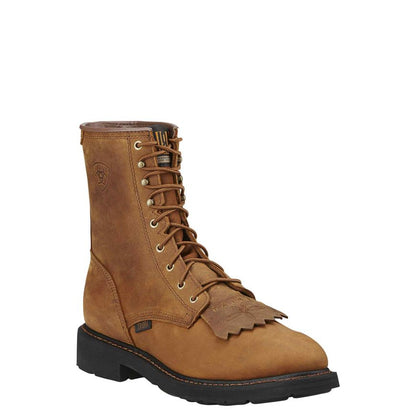 Ariat Boots: Men's 10002418 Cascade Brown 8-Inch Slip-Resistant Boots