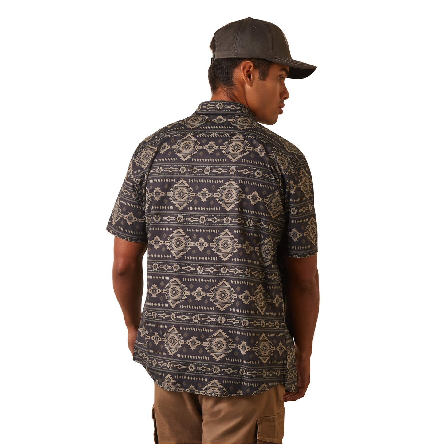 MEN'S ARIAT  10043705 Wrinkle Resist Serape Island Stretch Modern Fit Shirt