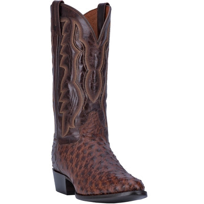 PERSHING FULL QUILL OSTRICH BOOT DP3016