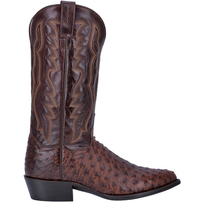 PERSHING FULL QUILL OSTRICH BOOT DP3016