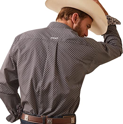 ARIAT Men's Wrinkle Free Oscar Fitted Shirt 10043856