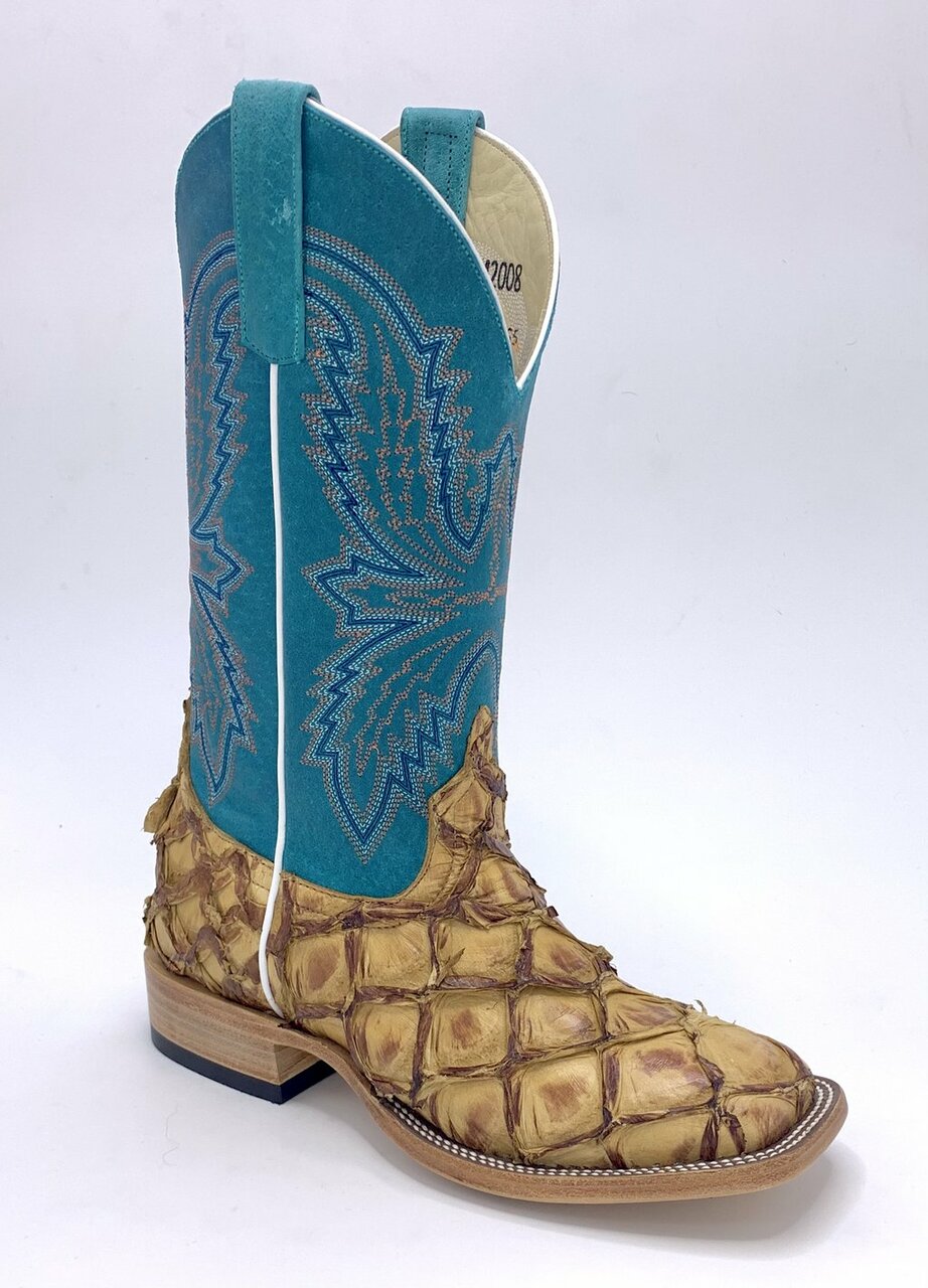 MACI BEAN BOOTS ANTIQUE BASS TURQUOISE TOP - BOOT LADIES - M2008