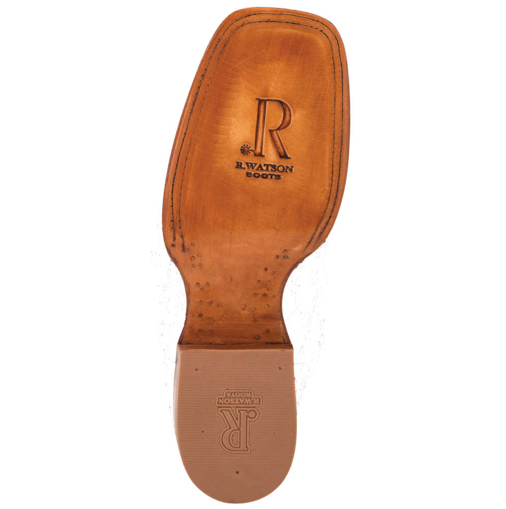 MEN'S R. WATSON RW8021-2 Arizona Tan Cowhide WESTERN BOOTS