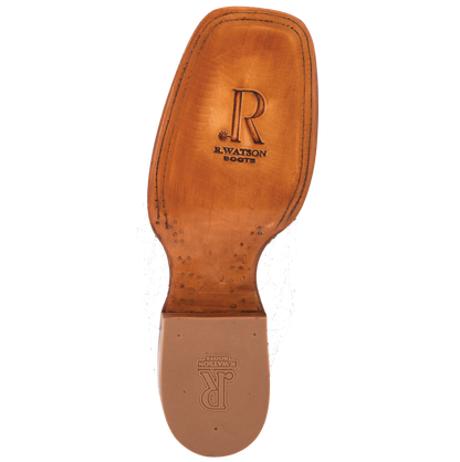 MEN'S R. WATSON RW8021-2 Arizona Tan Cowhide WESTERN BOOTS