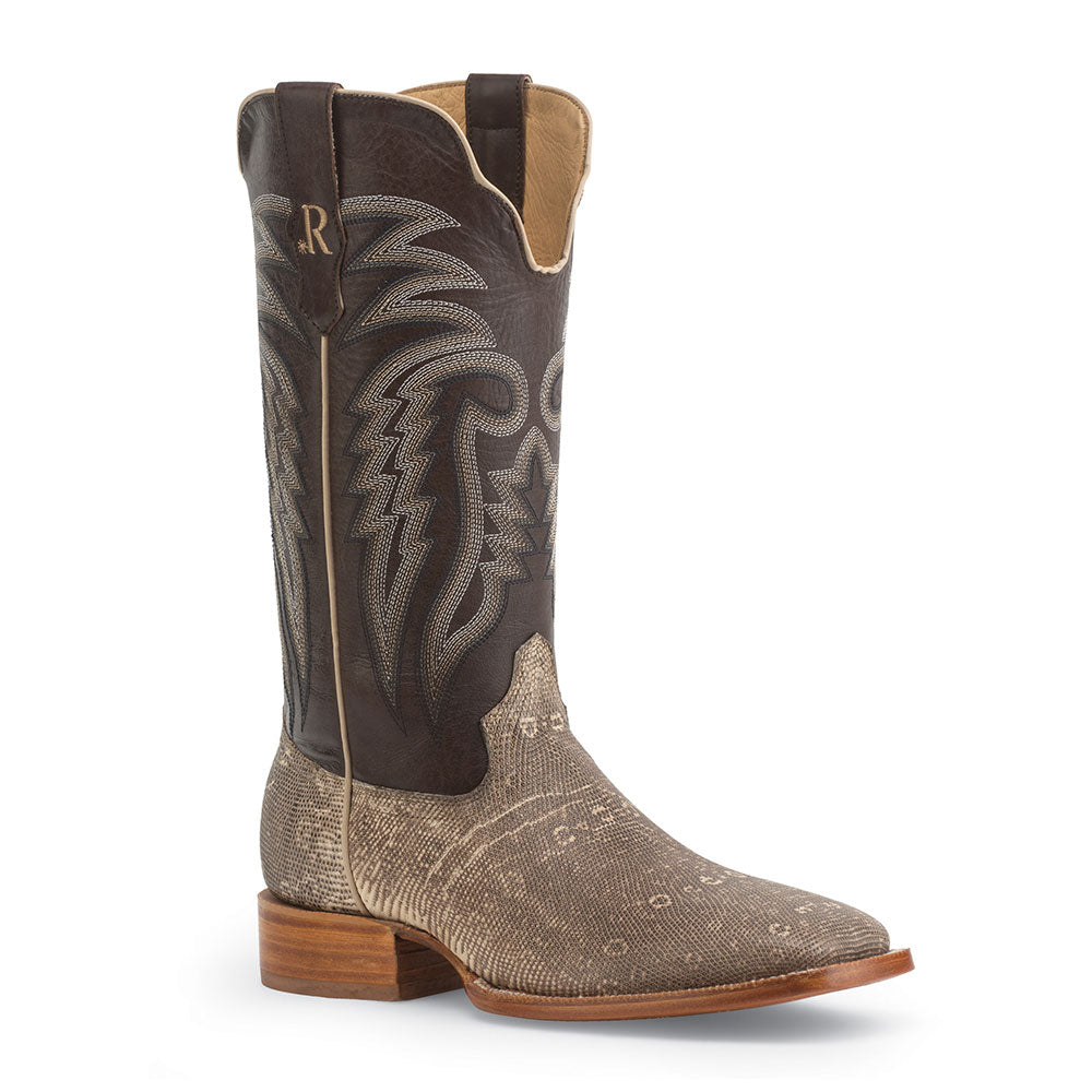 Men's R. Watson RW7900 Natural Ring Lizard Exotic western Boots