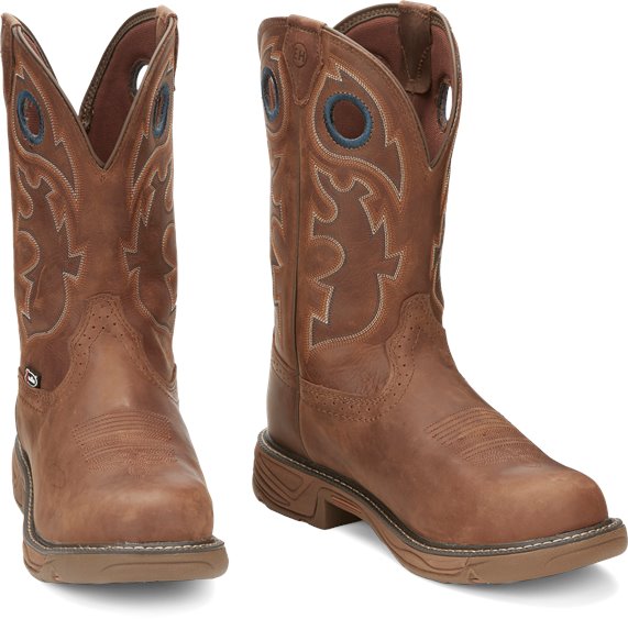 Justin Men's Rush Brown Composite Toe Work Boots SE4334