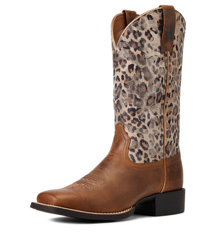 Ariat WOMEN'S 10040363 Round Up Wide Square Toe Western Boot 10040363