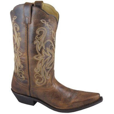 Smoky Mountain Boots Women's Western Snip Toe Cowboy Madison Brown 6472