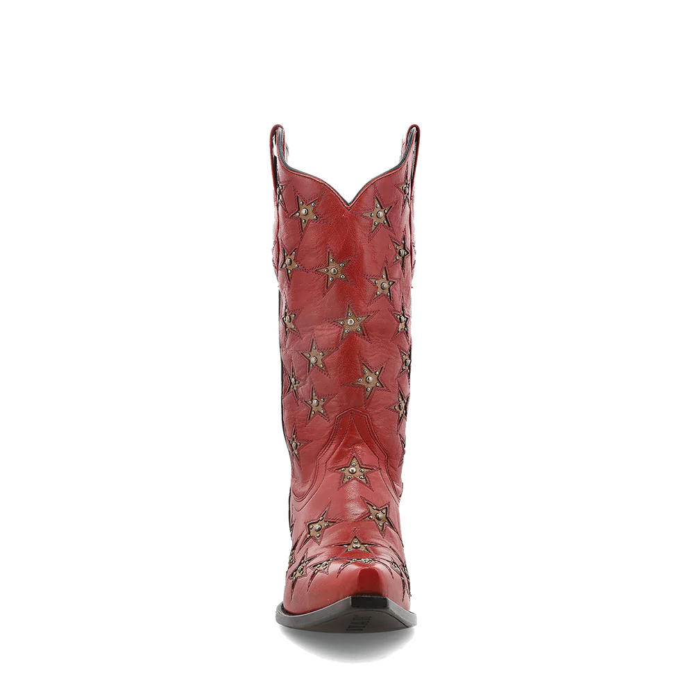 BLACK STAR WOMEN'S MARFA RED/BONE WBSN001 - Main Image