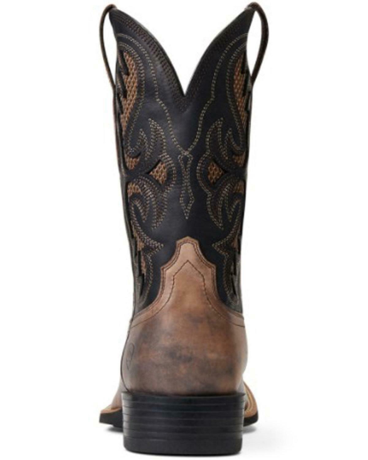 Ariat Men's Tally And Ink Sport Frisco Venttek Leather Western Boot 10040430