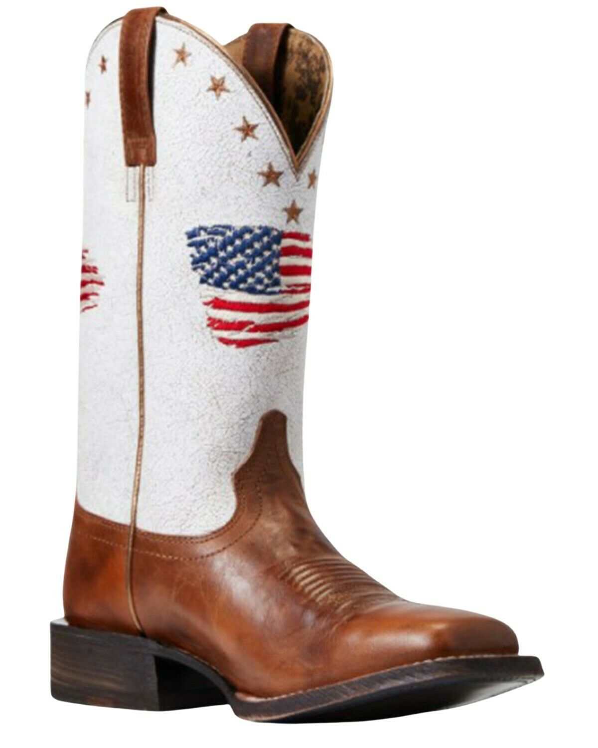 Ariat Women's Women's Patriot Crackled American Flag Western Boot -10040400