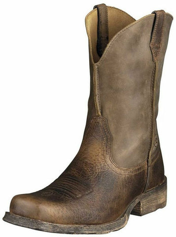 Ariat Boots: Men's 10002317 Rambler 11-Inch Square Toe Cowboy Brown Boots