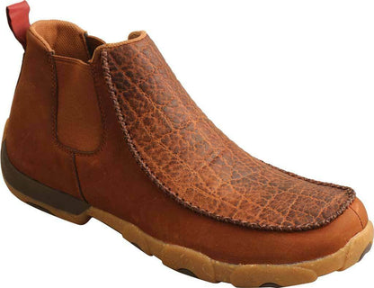 Men's Twisted X MDMG004 4" Chelsea Driving Moc Tan/Spice Full Grain Leather