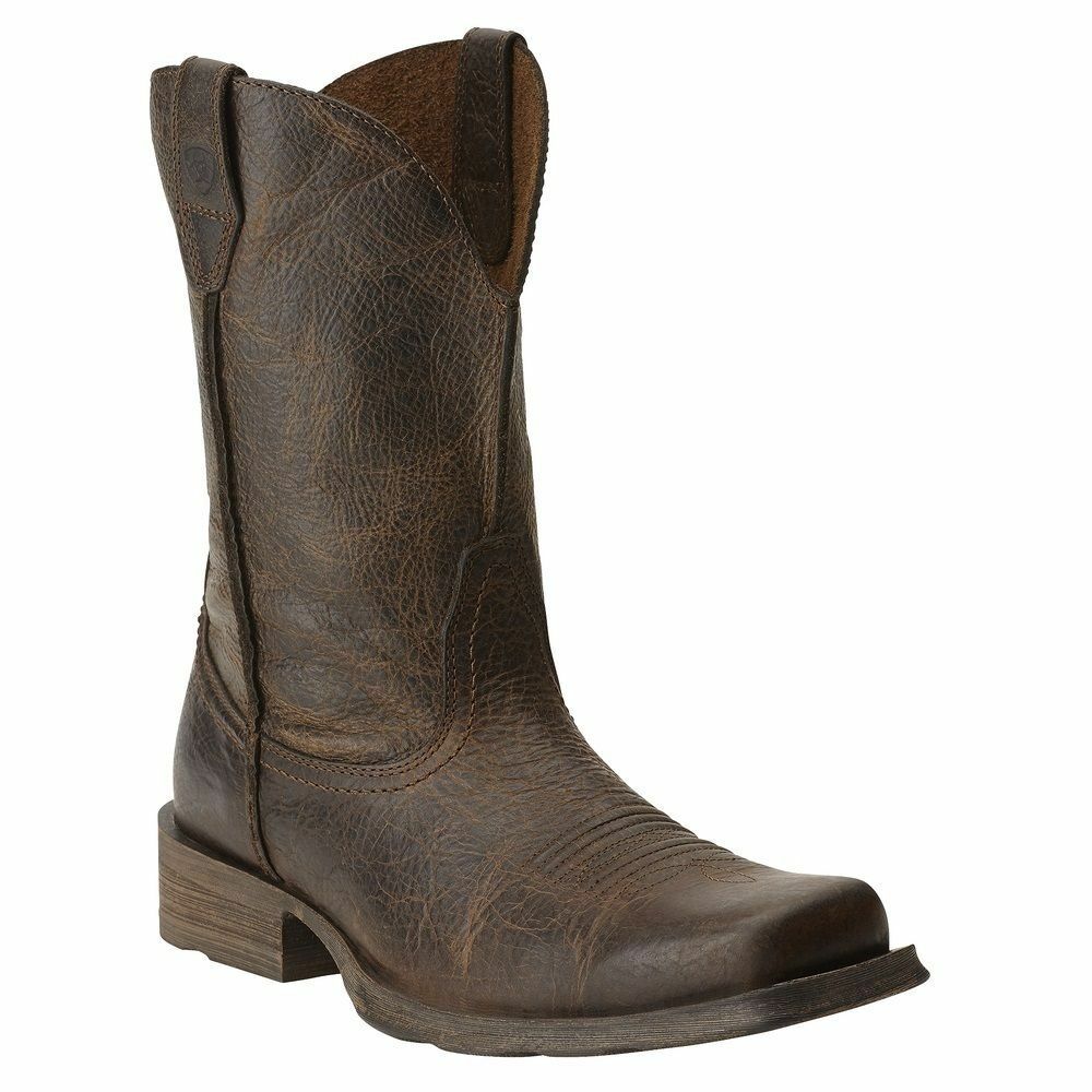 Ariat Rambler Phoenix Leather Cowboy Boot - Men's Shoes in Distressed Brown Ariat Rambler Phoenix Leather Cowboy Boot - Men's Shoes in Distressed Brown