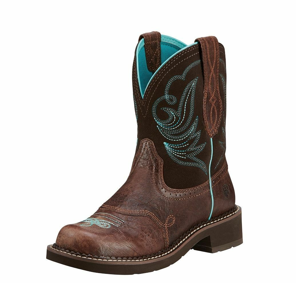 WOMENS ARIAT BROWN CHOCOLATE FUDGE COWGIRL BOOTS FATBABY 10016238