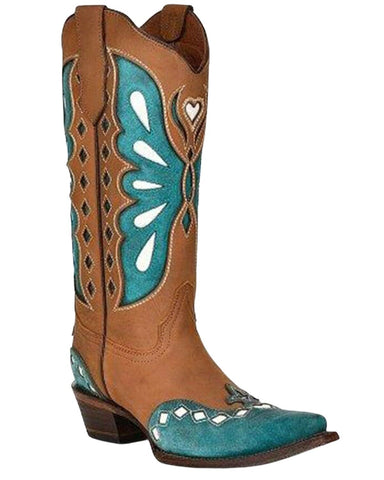 Circle G by Corral Women's LD Western Boot - Snip Toe - L5938