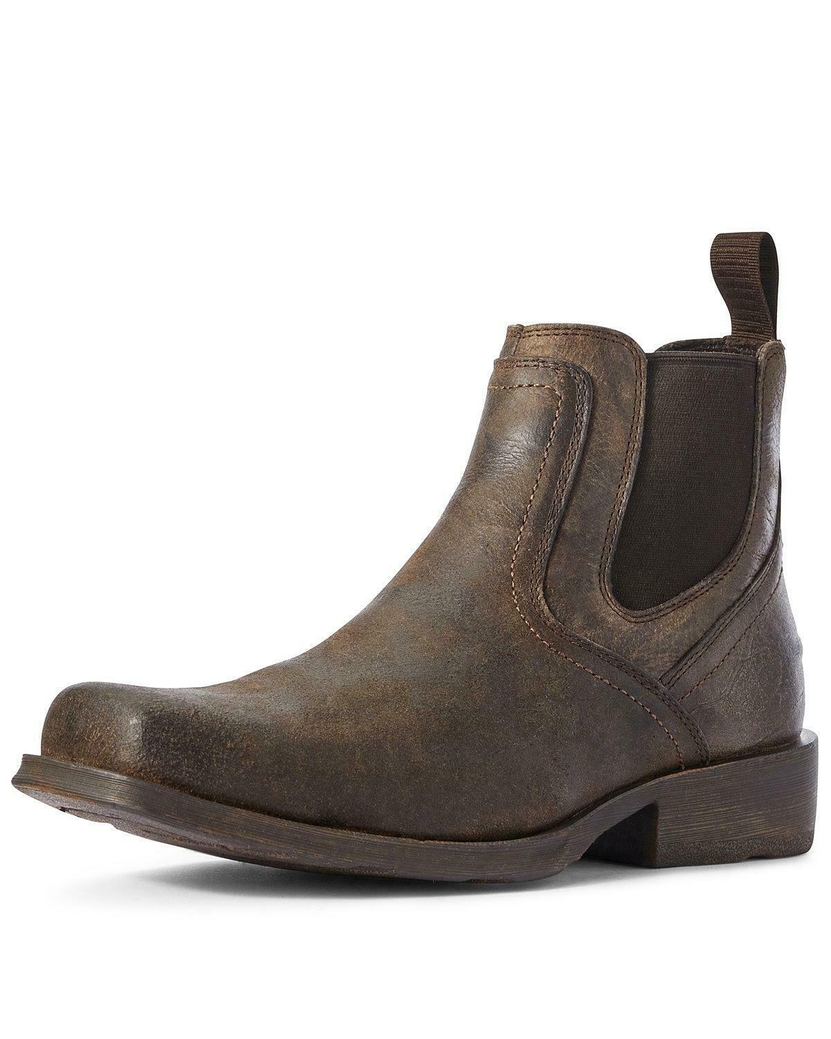 Ariat Men's Midtown Rambler Stone Chelsea Boot - Square Toe - 10031635